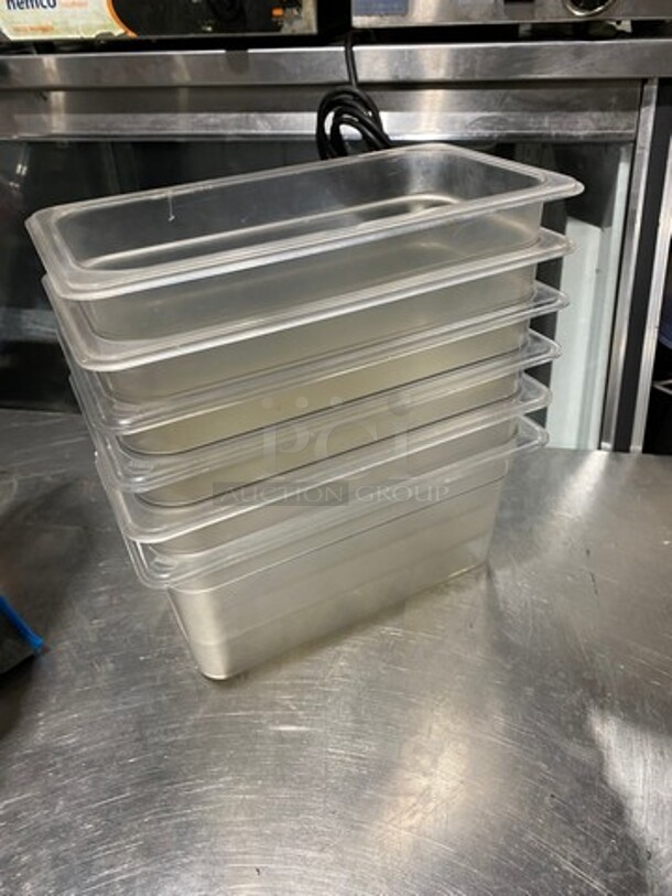 ALL ONE MONEY! Winco Clear Poly Food Containers! - Image 2 of 4