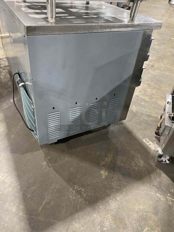 Leader Commercial 3 Door Undercounter/ Work Top Cooler! All Stainless Steel! On Casters! Model: LB72S/C SN: GY02S2505 115V 60HZ 1 Phase - Image 3 of 8