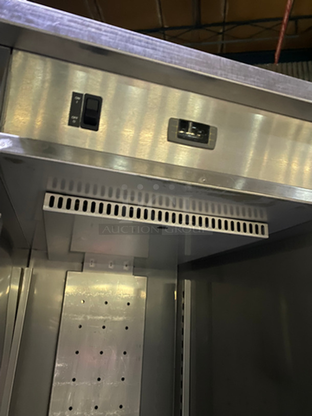 SWEET! FWE Single Door Electric Powered Food Warming Cabinet! Solid Stainless Steel! On Casters! Model: TST16CHP SN: 133820301 120V - Image 6 of 8