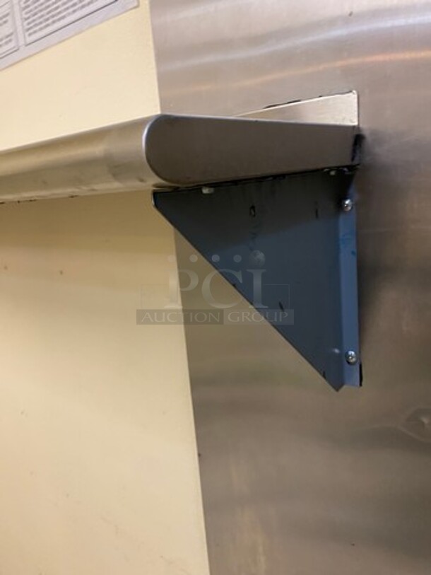 Commercial Solid Stainless Steel Wall Mount Shelf! - Image 3 of 5