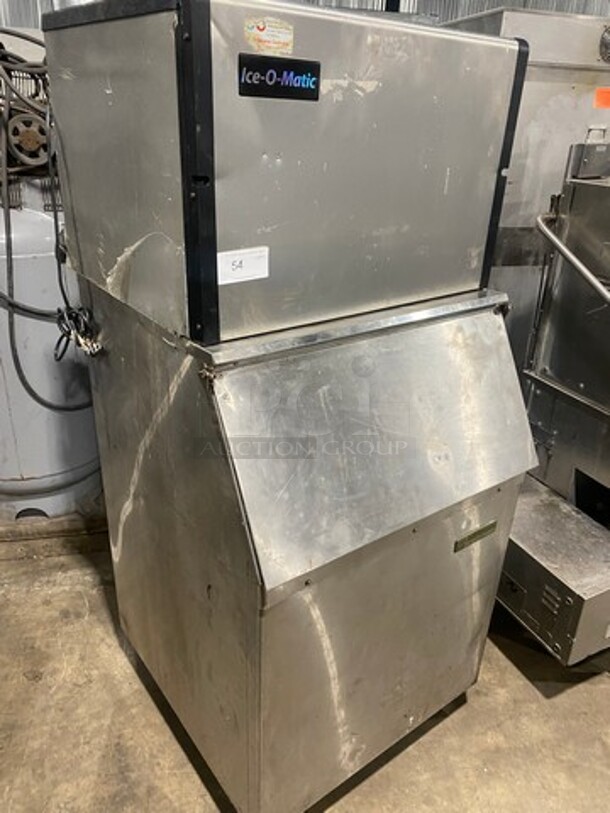 Ice-O-Matic Air Cooled Commercial Ice Maker Machine! On Ice Bin! All Stainless Steel! Model ICE0500HA6 SN:160331280011916 115V 1PH - Image 11 of 11