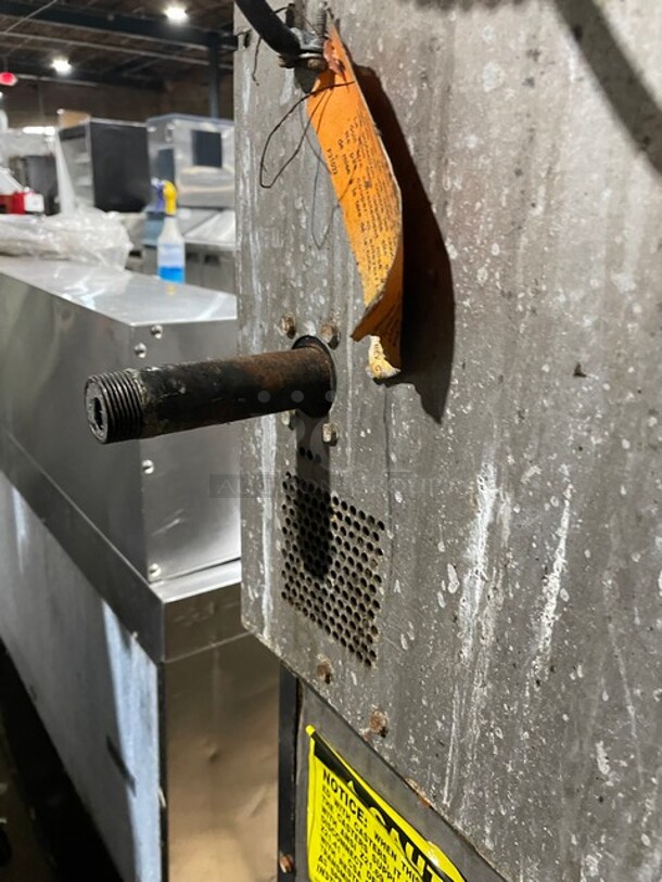 Vulcan Commercial Natural Gas Powered Double Stacked Convection Oven! All Stainless Steel! With Metal Oven Racks! With Legs! Model: VC4GD-10! 2X Your Bid Makes One Unit! - Image 11 of 11