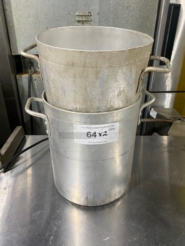 Uplate Aluminum Stock pots! 2x Your Bid! - Image 1 of 9