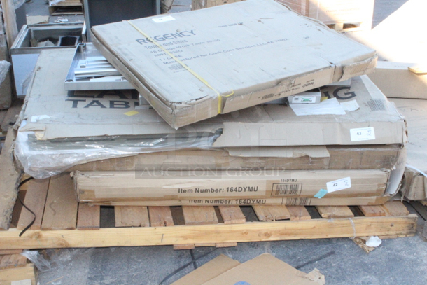 BRAND NEW SCRATCH & DENT! Lancaster Table & Seating 384YCZ60RDBF 60" Round Heavy-Duty Granite White Plastic Bi-Folding Table. No Observable Damage. 2x Your Bid - Image 3 of 3