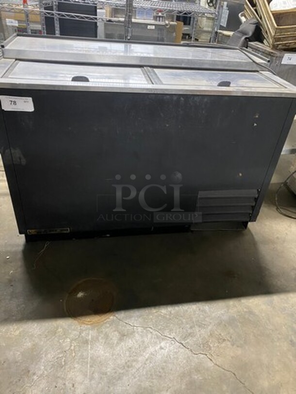 True Commercial Under The Counter Beer Bottle Cooler! With 2 Stainless Steel Sliding Top Doors! Model: TD5018 SN: 1265577 115V 60HZ 1 Phase - Image 1 of 9