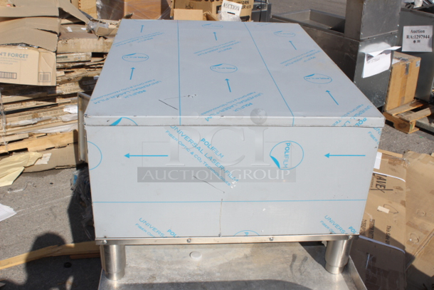 BRAND NEW SCRATCH & DENT! ServIt WDSFS-1 Single Freestanding Drawer Warmer - 450W, 120V. S/N: 202405-00861 Out of Original Packaging. Cosmetic Damage. Dented and legs bent on right front and back corners.  - Image 3 of 9