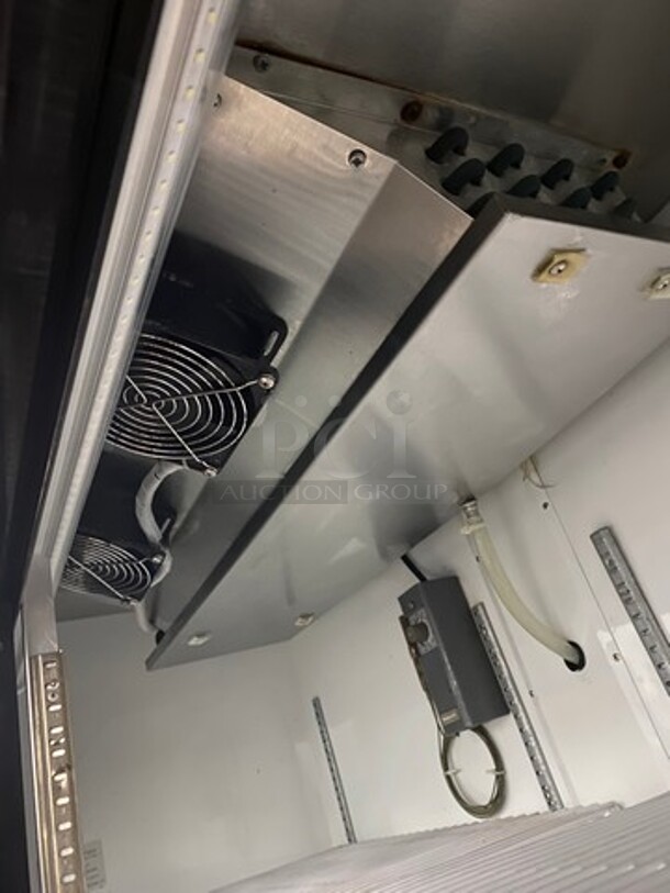 2012 Cool Tech Commercial 2 Door Reach In Cooler Merchandiser! With View Through Doors! With Poly Coated Racks! All Stainless Steel! On Casters! Model: CUSTOM48SG SN: 114542 120V - Image 6 of 8