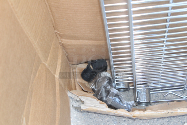 BRAND NEW SCRATCH & DENT! Chrome Wire Shelfs. 2 Sizes. 24x48 & 24x60. 2x Your Bid - Image 4 of 4