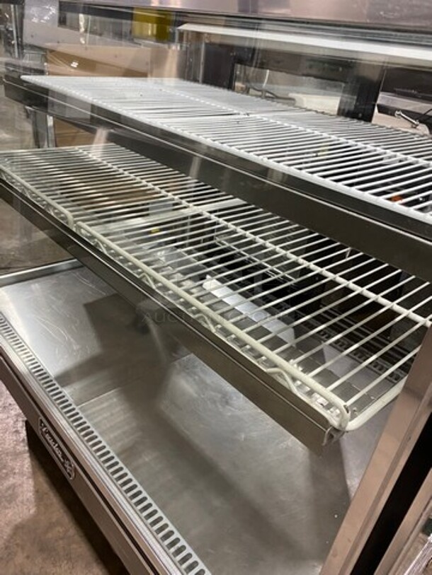 2011 Leader Commercial Refrigerated Deli/ Bakery Display Case Merchandiser! With Straight Front Glass! With Rear Access Doors! Stainless Steel Outline! Model: HBK48SC SN: PU08S0804A 115V 60HZ 1 Phase - Image 7 of 8