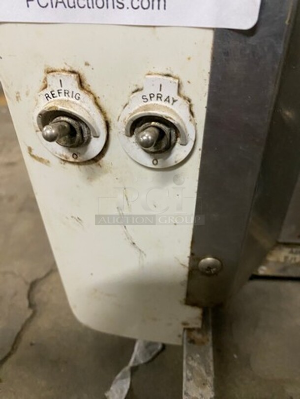 Jet Spray Commercial Countertop Cold Beverage Dispenser! On Small Legs! Model: A8651EJ1 SN: 344963 120V - Image 8 of 8