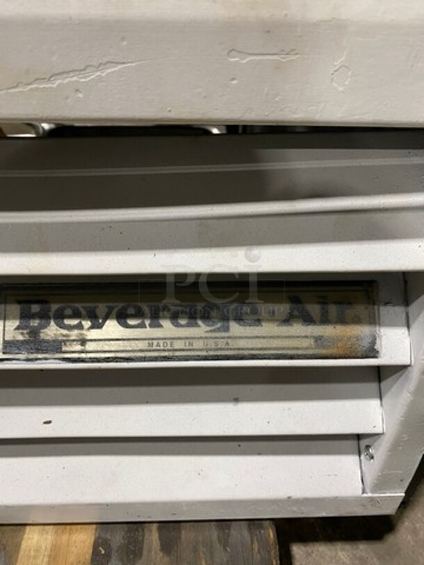 Beverage Air Commercial 3 Door Reach In Cooler Merchandiser! With View Through Doors! With Poly Coated Racks! Model: MT66 SN: 4450558 115V 60HZ 1 Phase - Image 9 of 10