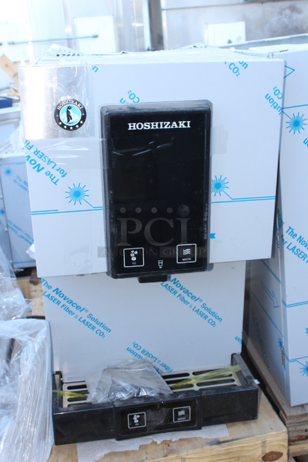 BRAND NEW SCRATCH & DENT! Hoshizaki DCM-271BAH Air Cooled Cubelet Ice Maker and Water Dispenser with SD-271 Stand - 257 lb. Per Day, 10 lb. Storage 16-5/8x24x35-3/16 - Image 2 of 5