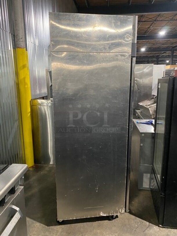 Turbo Air Commercial 2 Door Reach In Cooler! With Poly Coated Racks! All Stainless Steel! On Casters! Model: M3R472 SN: M3R4L46115 115V 60HZ 1 Phase - Image 2 of 10