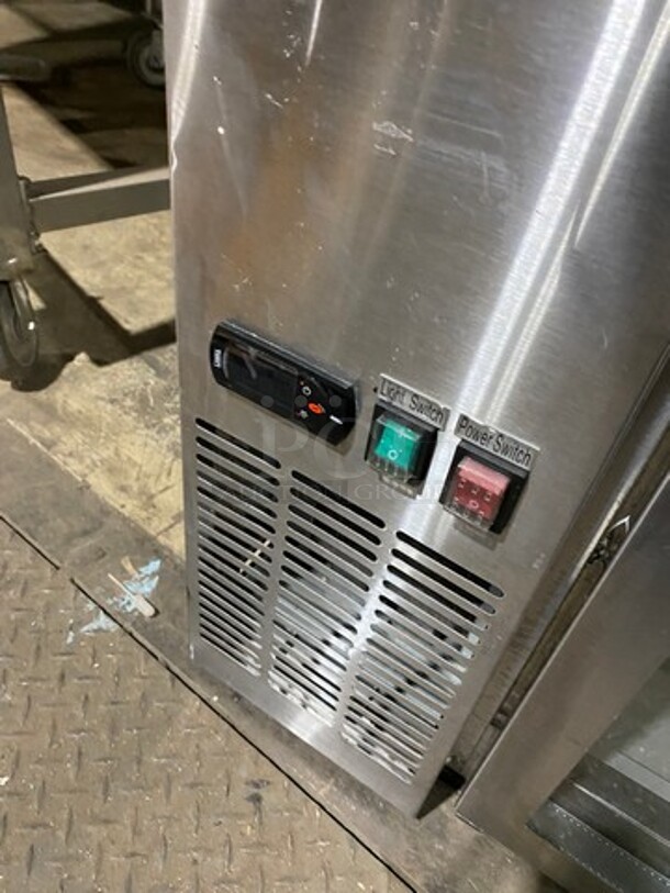 Avantco Commercial 2 Door Bar Back Cooler! With View Through Doors! All Stainless Steel! Model: 178UBB48GTGS 115V - Image 8 of 9