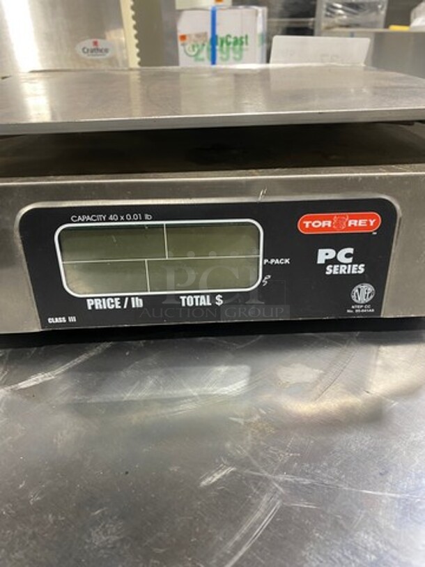 Torrey Commercial Countertop Digital Weight/Price Scale! - Image 5 of 8