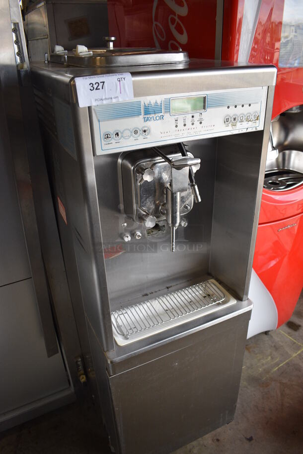 Taylor H60-27 Stainless Steel Commercial Water Cooled Single Flavor Soft Serve Ice Cream Machine on Commercial Casters. 208-230 Volts, 1 Phase. 19x32x60 - Image 2 of 11