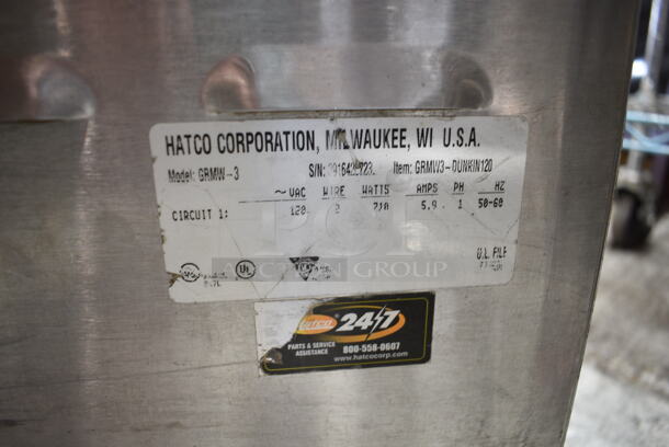 Hatco GRMW-3 Stainless Steel Commercial Countertop Warmer. 120 Volts, 1 Phase. Tested and Working! - Image 4 of 4