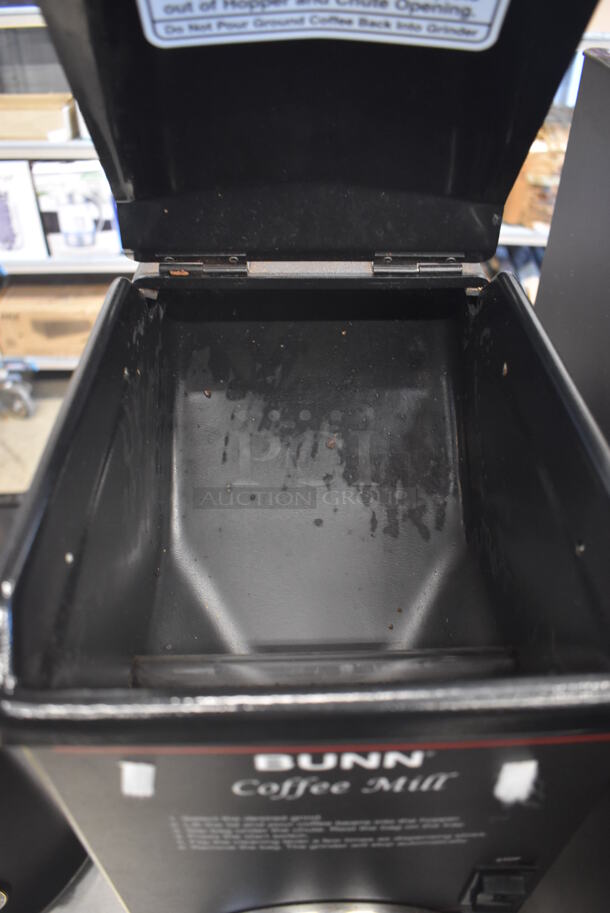 2019 Bunn G3 HD Metal Commercial Countertop Coffee Bean Grinder. 120 Volts, 1 Phase. 7.5x16x27. Tested and Working! - Image 5 of 6