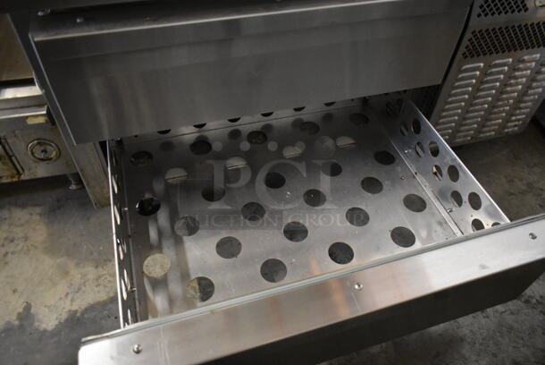 Continental Stainless Steel Commercial 2 Drawer Chef Base on Commercial Casters. 115 Volts, 1 Phase. Tested and Working! - Image 6 of 7