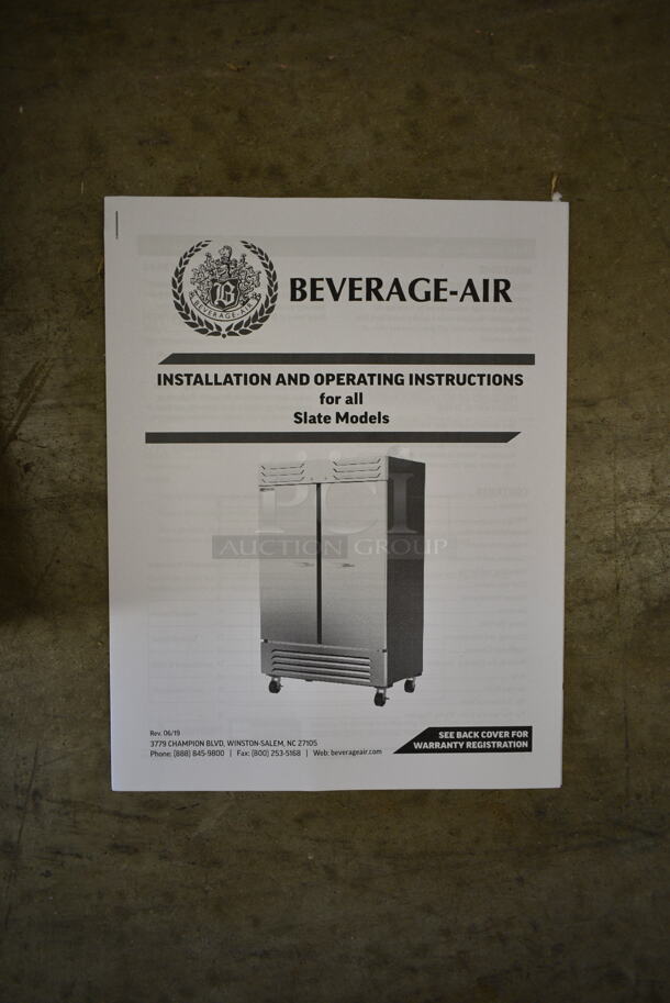 BRAND NEW SCRATCH AND DENT! Beverage Air SF2HC-1S Stainless Steel Commercial 2 Door Reach In Freezer w/ Poly Coated Racks and Commercial Casters. 120 Volts, 1 Phase. Tested and Working! - Image 6 of 9