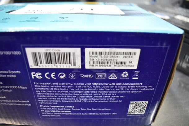 5 Various Items Including Polycom Office Telephone, TP Link 8 Port  Desktop Switch, Elation DP-416 Unit, APC Uninterruptible Power Supply. 5 Times Your Bid! - Image 6 of 10