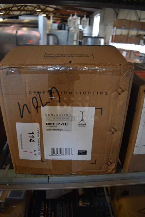 BRAND NEW SCRATCH AND DENT! Generation Lighting 6001801-115 One Light Pendant - Image 2 of 3