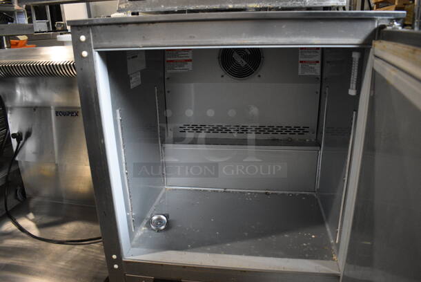 Beverage Air UCF27AHC Stainless Steel Commercial Single Door Undercounter Freezer on Commercial Casters. 115 Volts, 1 Phase. Tested and Working! - Image 4 of 5