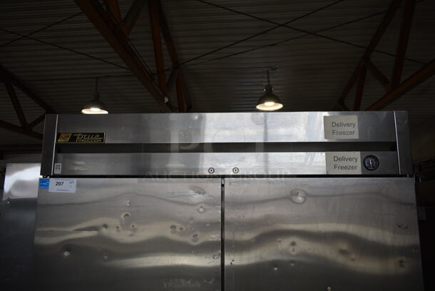 2013 True T-49F ENERGY STAR Stainless Steel Commercial 2 Door Reach In Freezer w/ Poly Coated Racks on Commercial Casters. 115 Volts, 1 Phase. Tested and Working! - Image 7 of 9