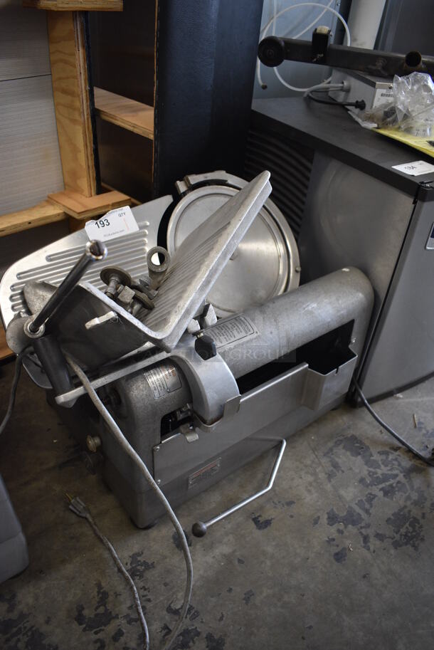 Hobart Metal Commercial Countertop Automatic Meat Slicer. 26x19x23. Tested and Working! - Image 5 of 8