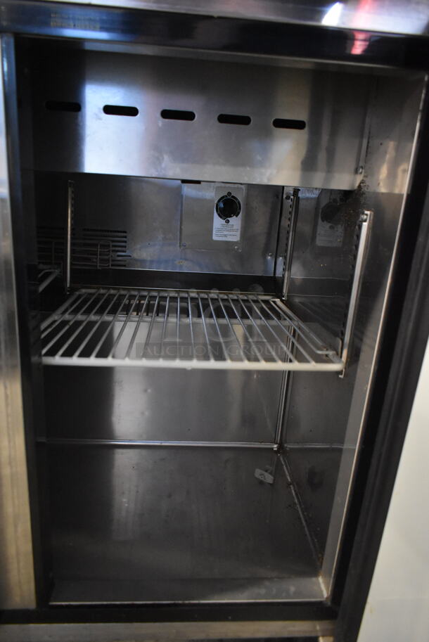 Turbo Air MST-36 Stainless Steel Commercial Sandwich Salad Prep Table Bain Marie Mega Top on Commercial Casters. 115 Volts, 1 Phase. Tested and Powers On But Does Not Get Cold - Image 7 of 7