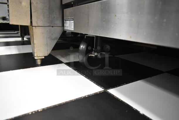Cooking Performance Group CPG Stainless Steel Commercial Natural Gas Powered 10 Burner Range w/ 2 Ovens, Over Shelf and Back Splash on Commercial Casters. BUYER MUST REMOVE. Tested and Working! (kitchen) - Image 5 of 7