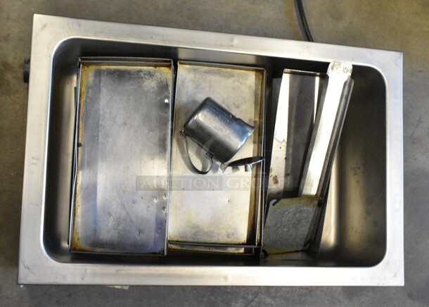 Adcraft FW-1200WF Stainless Steel Commercial Countertop Food Warmer. 120 Volts, 1 Phase.  - Image 6 of 8