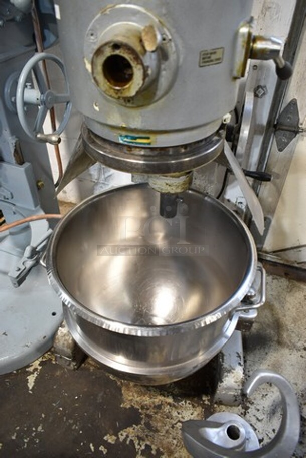 Spar SP-60PZ Metal Commercial Floor Style 60 Quart Planetary Dough Mixer w/ Metal Mixing Bowl and Dough Hook Attachment. 208 Volts. - Image 3 of 7