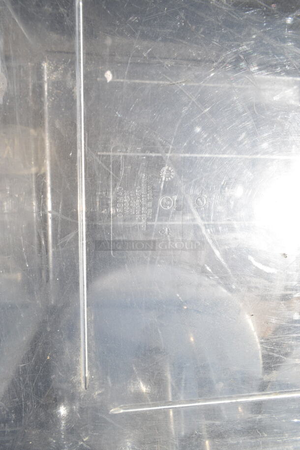 ALL ONE MONEY! Lot of 2 Wire Shelves, Poly Bin and Metal Bin. - Image 3 of 8