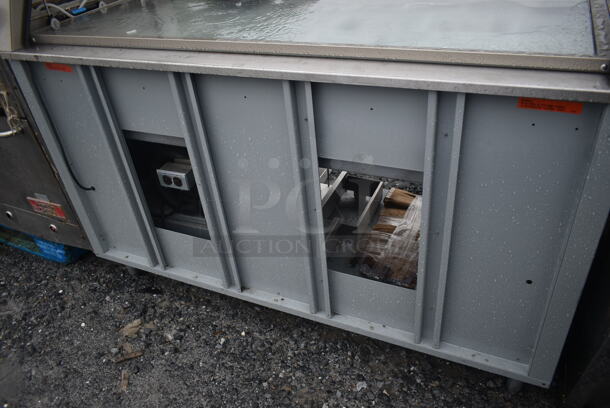 Duke Metal Commercial Subway Sandwich Make Line Prep Line w/ Lowering Sneeze Guard. - Image 2 of 3