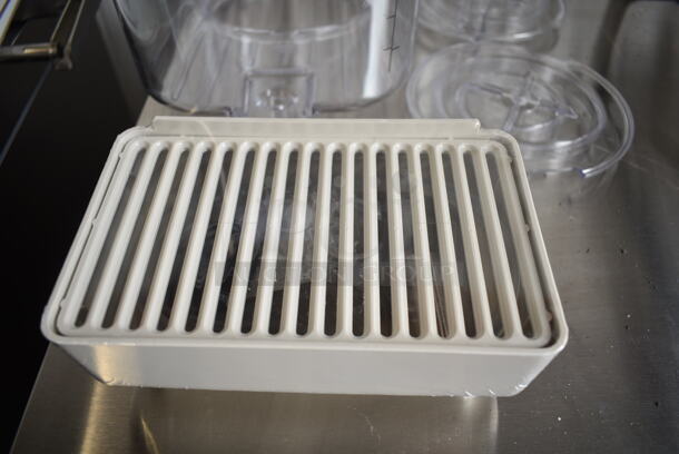 BRAND NEW SCRATCH AND DENT! Crathco  Single Refrigerated Beverage Dispenser Bowl and Drip Tray Assembly Kit - Image 4 of 5