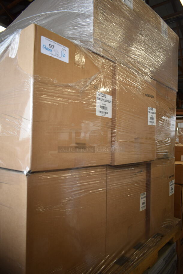 PALLET LOT of 16 BRAND NEW IN BOX! Dinex DX21259000 Disposable Lid - Fits Specific 5 - 12 oz Aladdin Temp-Rite Mugs, Bowls and Tumblers (2000/cs) - Translucent. 16 Times Your Bid! - Image 2 of 4