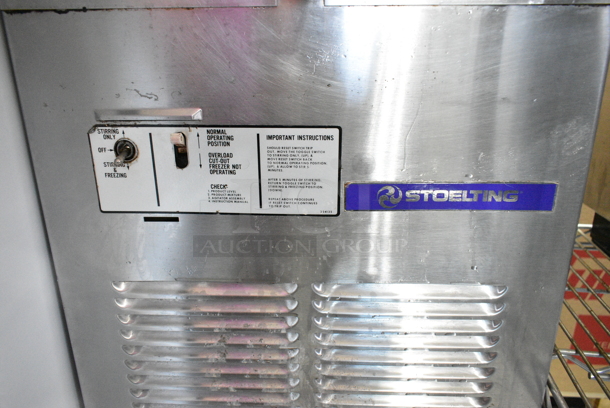Stoelting LFS Stainless Steel Commercial Floor Style Slushie Machine. 115 Volts, 1 Phase.  - Image 4 of 6