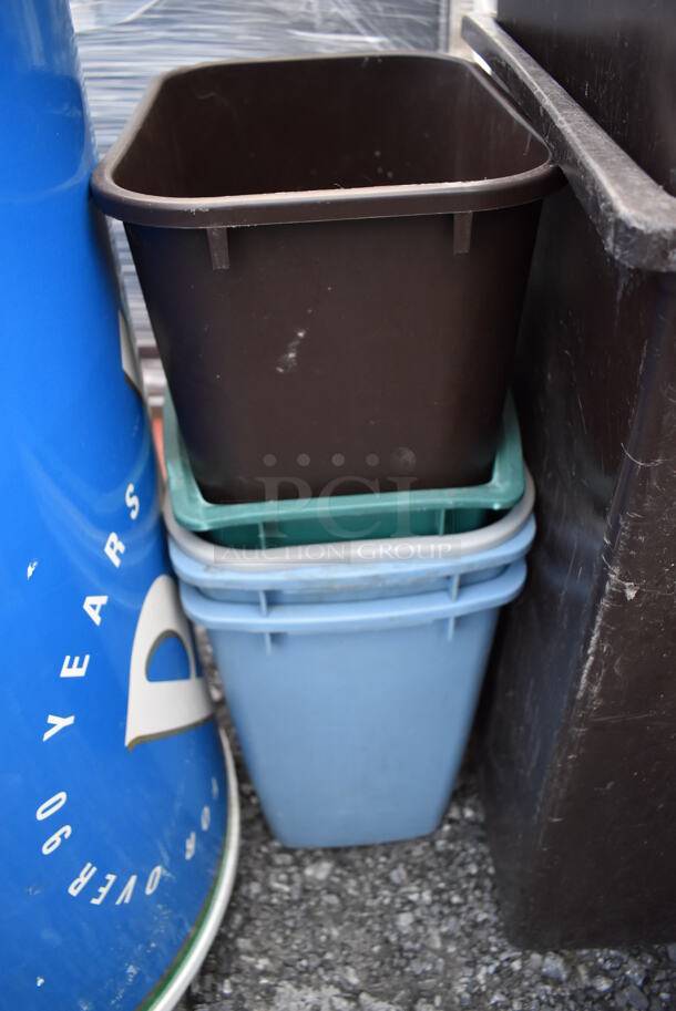 7 Various Trash Cans. Includes 11x20x30. 7 Times Your Bid! - Image 3 of 6
