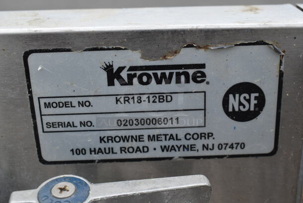 Krowne Stainless Steel Commercial 2 Bay Ice Bin w/ 2 Sink Bays and Speedwell. - Image 7 of 11
