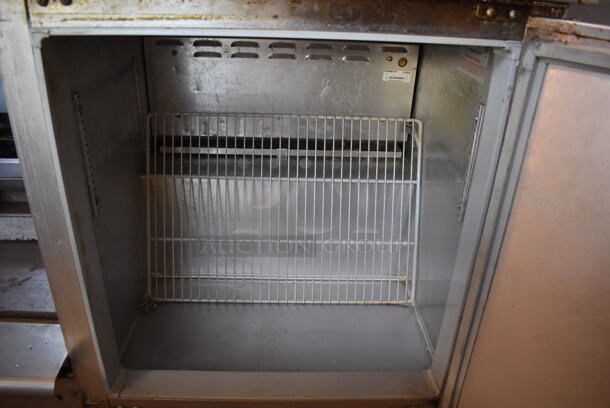 Continental SWF27 Stainless Steel Commercial Single Door Undercounter Freezer on Commercial Casters. 115 Volts, 1 Phase. 27.5x30x35. Tested and Working! - Image 7 of 7