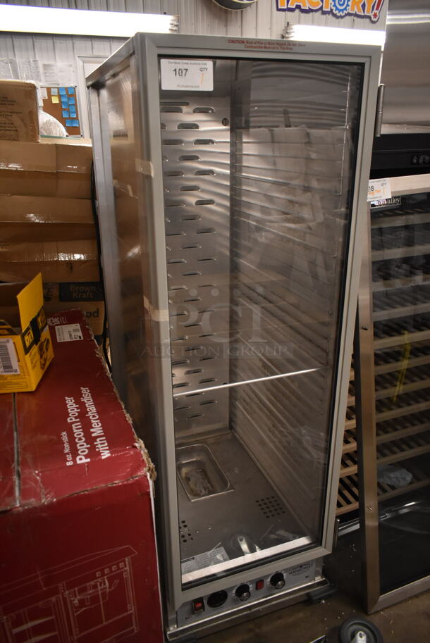 BRAND NEW SCRATCH AND DENT! Mainstreet 541CHP1836U Full Size Non-Insulated Heated Holding / Proofing Cabinet with Clear Door. Comes w/ Commercial Casters. 120 Volts, 1 Phase. Tested and Working! - Image 4 of 6