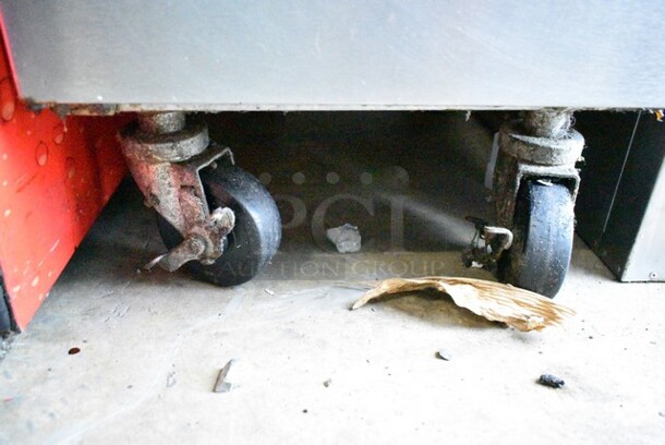 Vulcan Stainless Steel Commercial Dumping Station on Commercial Casters.  - Image 4 of 8
