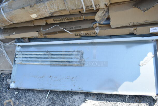 2 BRAND NEW SCRATCH AND DENT! Steelton 522ETSG3072 30" x 72" 18 Gauge 430 Stainless Steel Work Table with Undershelf. 2 Times Your Bid! May Be Missing Pieces. - Image 3 of 3