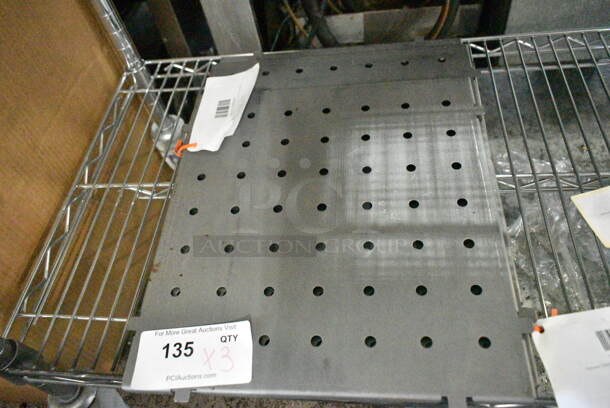 3 BRAND NEW SCRATCH AND DENT! Items Including 3692208966 Frymaster 2208966 18" x 13 5/8" Full Pot Chicken / Fish Plate for 1814 High-Production Gas Fryers, 3692208964 Frymaster 2208964 13 5/8" x 14 1/4" Full Pot Chicken / Fish Plate for RE Electric Fryers, 3692208962 Frymaster 2208962 17" x 13 1/2" Full Pot Chicken / Fish Plate for 1814E Fryers. 3 Times Your Bid!  - Image 3 of 8