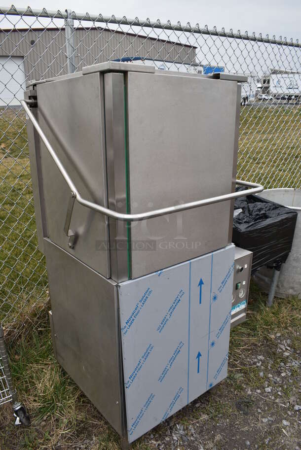 Jet Tech F-22 Stainless Steel Commercial Straight Pass Through Dishwasher. 208 Volts, 1 Phase. 41x35x62 - Image 3 of 6