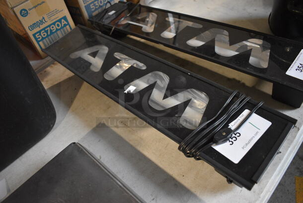 ATM Sign. 28x3x6 - Image 2 of 2