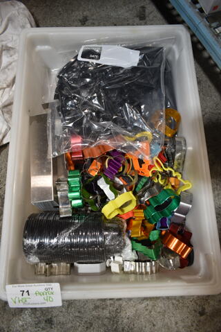 ALL ONE MONEY! Lot of Various Items Including Cookie Cutters in Bin