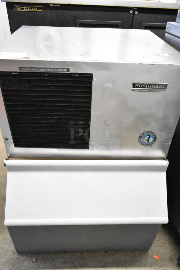 Hoshizaki KM-250BAF Stainless Steel Commercial Ice Head on Bin. 115-120 Volts, 1 Phase.  - Image 1 of 7