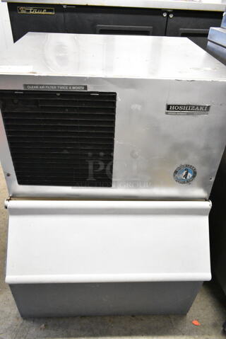 Hoshizaki KM-250BAF Stainless Steel Commercial Ice Head on Bin. 115-120 Volts, 1 Phase. 